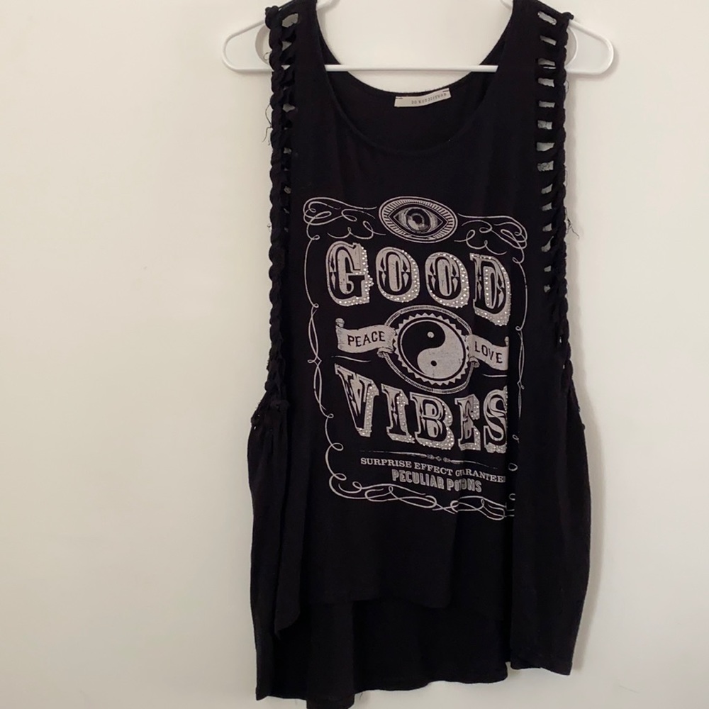 {Do not Disturb} black tank